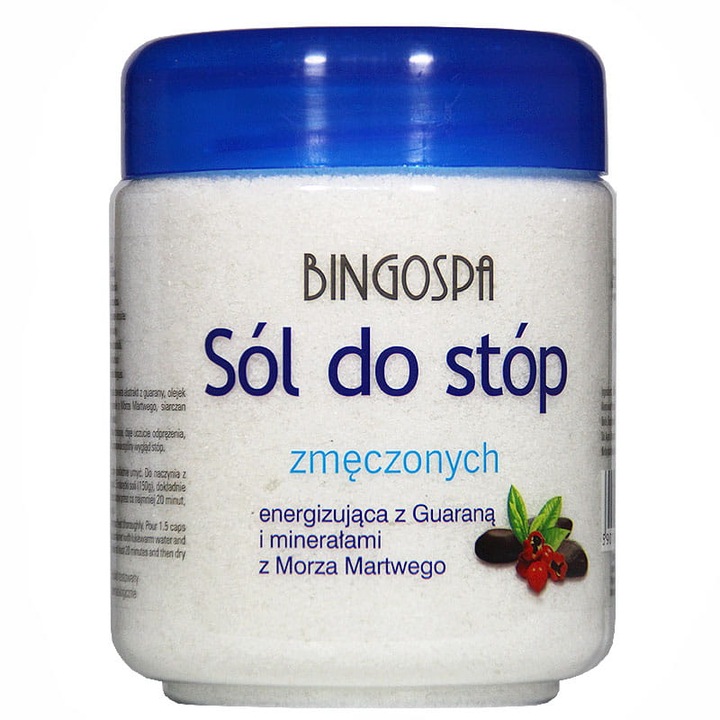 Сол за грижа за уморени крака BingoSpa, 550 гр