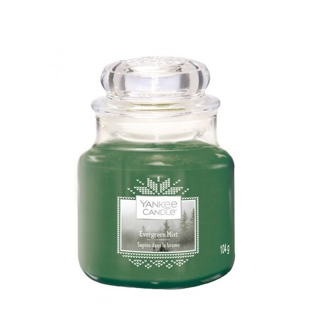 Lumanare Parfumata Borcan Mic Evergreen Mist, Yankee Candle