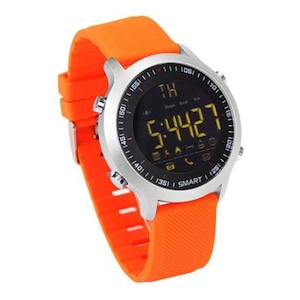 Smartwatch EX18, autonomie baterie pana la 20 luni, sport ,notificari apeluri, sms, portocaliu
