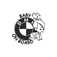 sticker decorativ auto tuning bmw logo baby on board negru pvc autocolant 15 x 15 cm imagen 13_0_
0