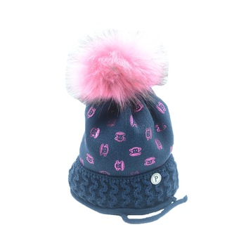 Caciula pentru fete Politano CFP-17M, Multicolor, Universal Caciula pentru fete Politano CFP-17M, Multicolor, Universal