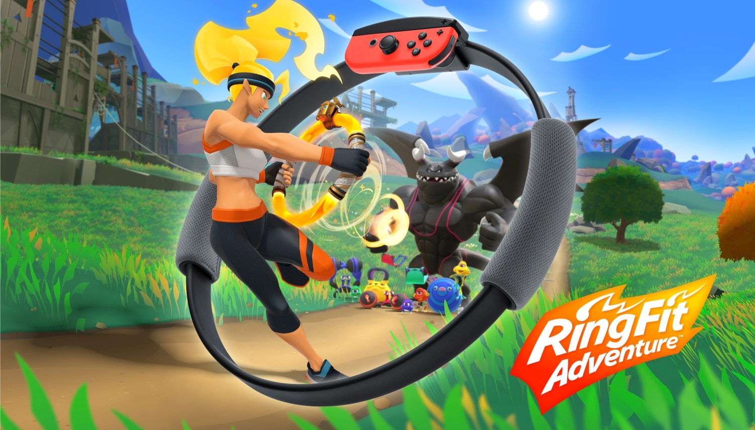 Joc Ring Fit Adventure + Ring-Con + Leg Strap, pentru Nintendo