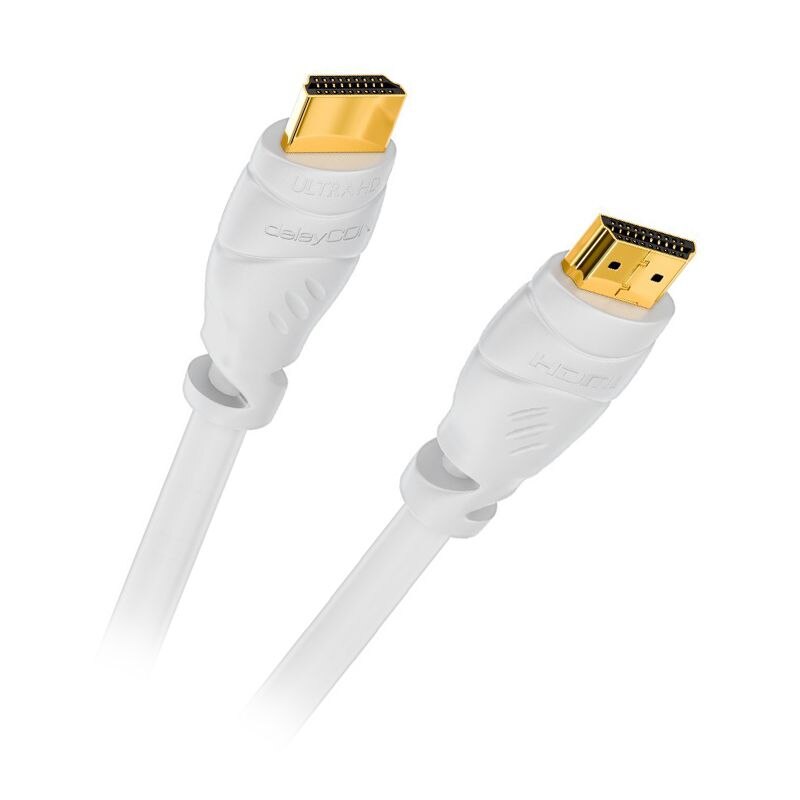 Cablu HDMI tata-tata high-speed, dublu ecranat, lungime 8 m, Alb
