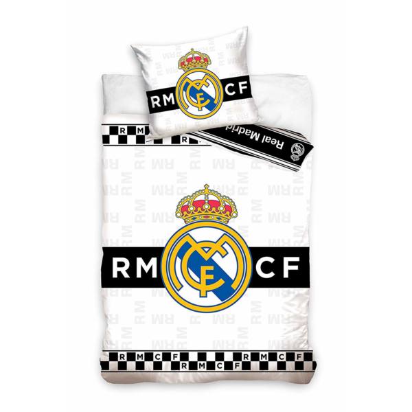 Lenjerie pat Real Madrid, 2 piese, 140x200cm