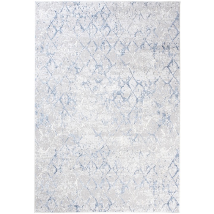 Covor Sky Modern Abstract Faded Chemex S283C EZN gri 300x400