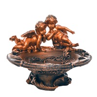 Fructiera decorativa Ingeri 03, confectionata din rasina, 25 cm