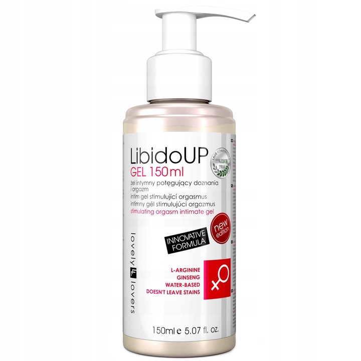 Gel pentru cresterea libidoului feminin Lovely Lovers™ LibidoUP, lubrifiant, cresterea placerii, imbunatatire orgasm, formula noua 150 ml
