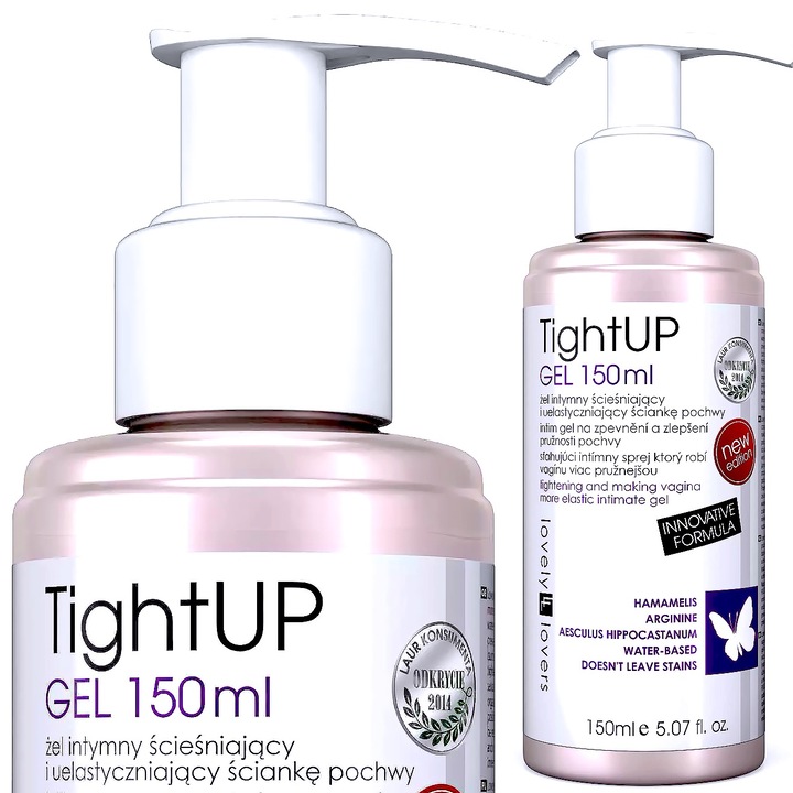 Hüvelyfeszítő gél Lovely Lovers ™ Tight UP, kenőanyag, erotikus, új formula, fokozza az orgazmust, 150 ml