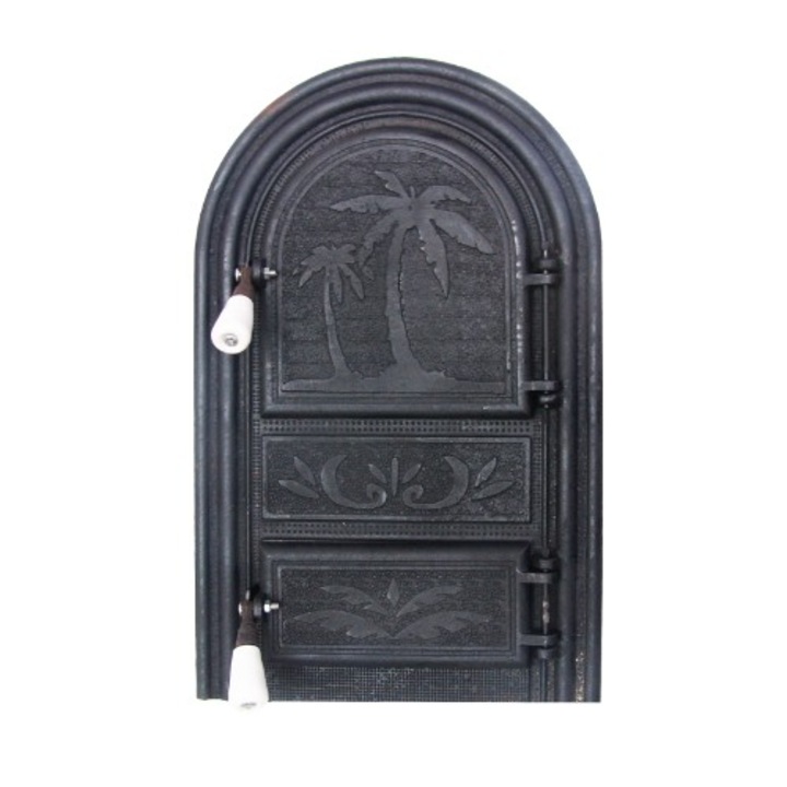 Икономична врата за камина, BuildXell, модел Palmier, 540x345 мм