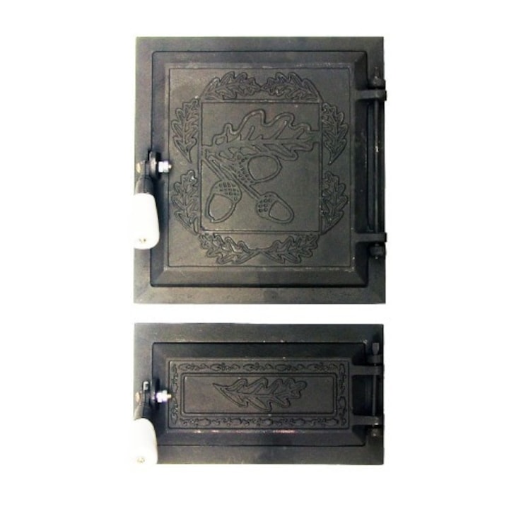 Usa soba cu cenusar economica BuildXell, model Stejar, 270x250mm