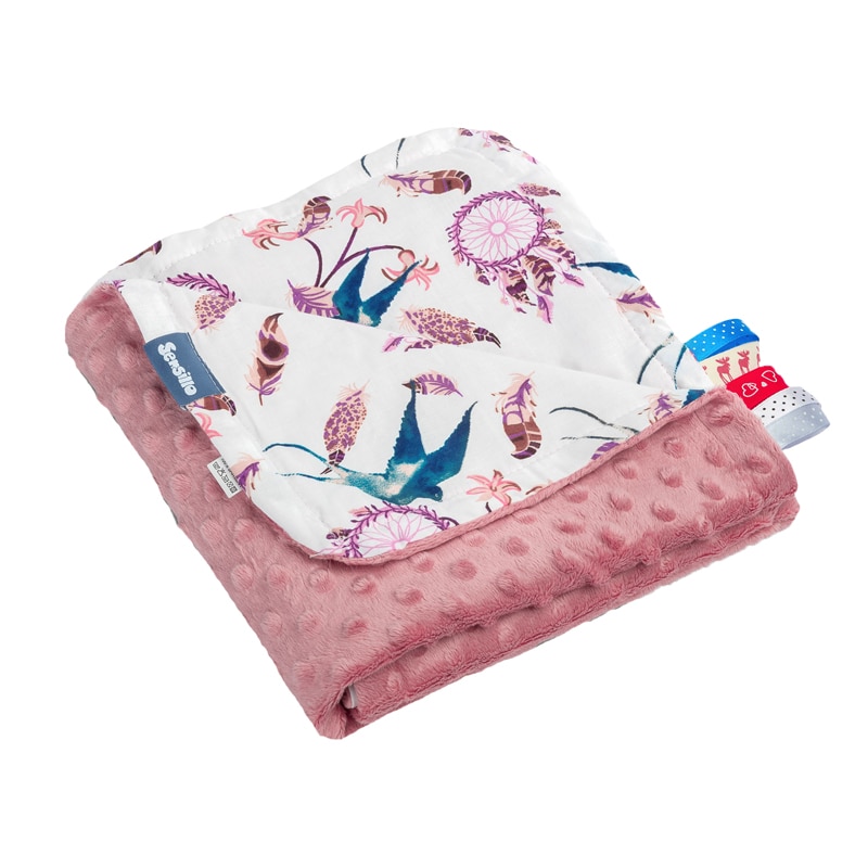 Paturica cu doua fete 75 x 100 cm Sensillo 4230-R, Multicolor