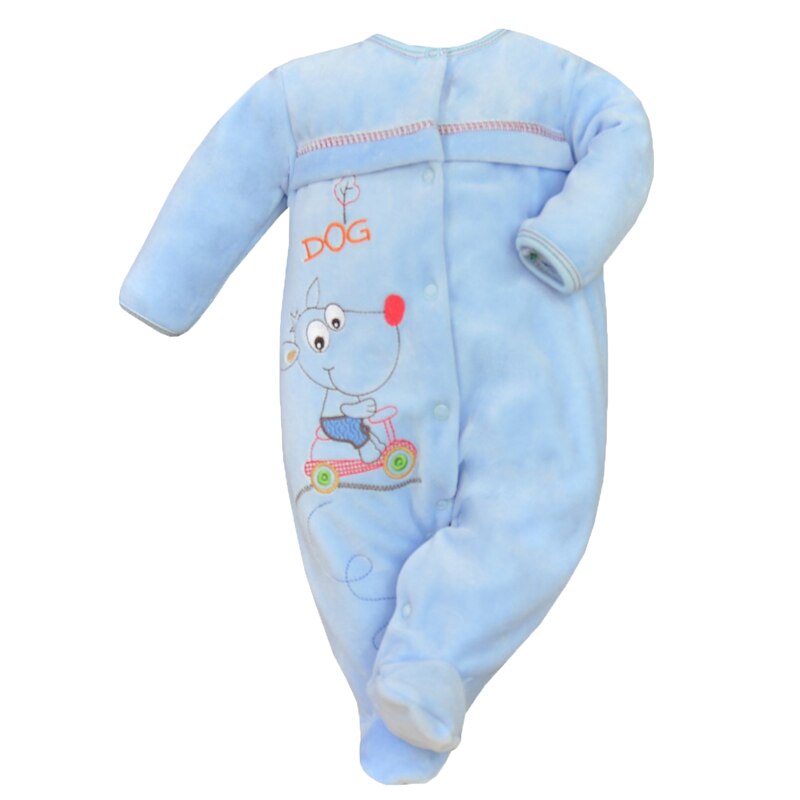 Salopeta plusata pentru baieti Koala Toffi 03-757-AL, Albastru, 74 cm