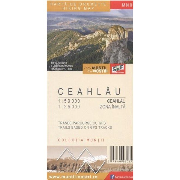 Harta Drumetie - Ceahlau