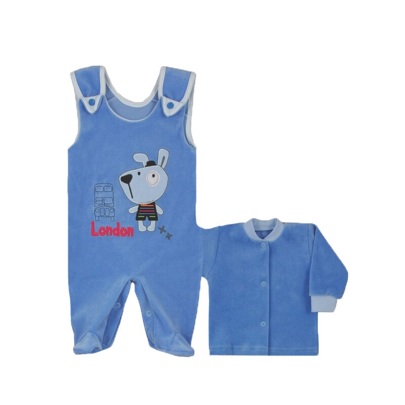 Compleu 2 piese baieti Koala Swiata 05-087A, Albastru