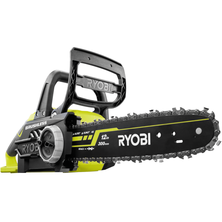 Верижен трион, Ryobi, 18V, Жълт/черен