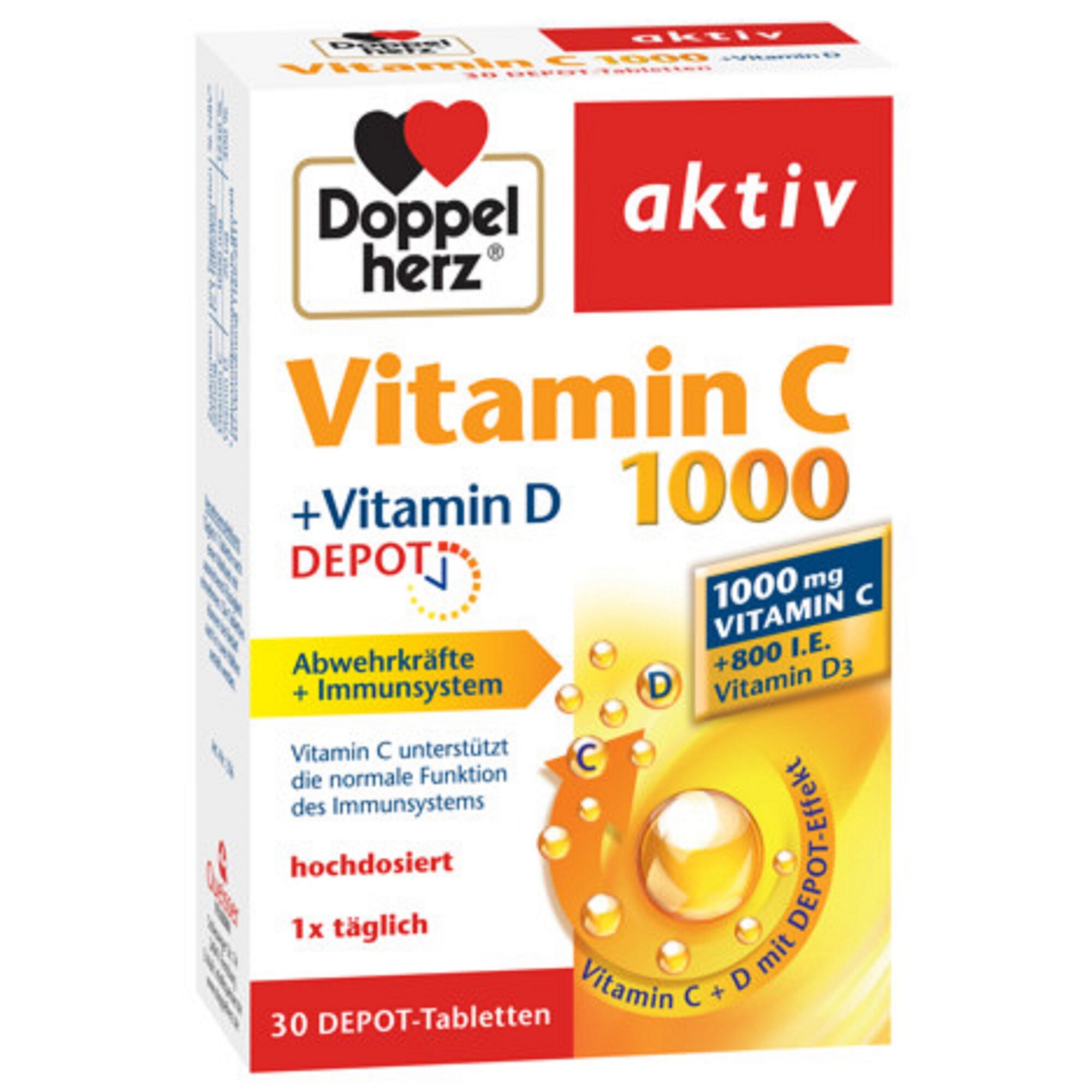Vitamina C 1000 Vitamina D Depot 30 Tablete Emag Ro