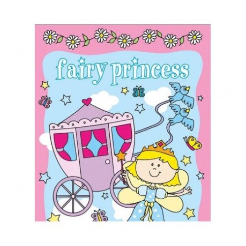 Carte de colorat cu stickere Fairy Princess - Editura Media Docs Publishing