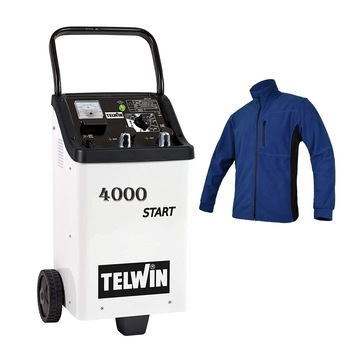 Robot de pornire avand ca si functii Incarcare si pornire auto, Telwin 4000 Start, 12/24 V, Incarcare 75 A, Pornire 400 A + Jacheta Fleece 2 culori Intensiv Robot de pornire avand ca si functii Incarcare si pornire auto, Telwin 4000 Start, 12/24 V, Incarcare 75 A, Pornire 400 A + Jacheta Fleece 2 culori Intensiv