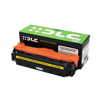 Cartus compatibil toner LC HP CC532A/CE412A/CF382A/CANON CRG718 YELLOW, 2.8 K Cartus compatibil toner LC HP CC532A/CE412A/CF382A/CANON CRG718 YELLOW, 2.8 K