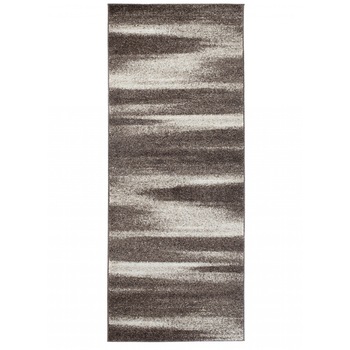 Covor Sari Modern Runner Chemex K206A maro 70x150 Covor Sari Modern Runner Chemex K206A maro 70x150