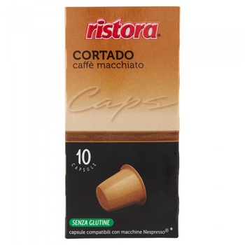Cafea capsule Ristora Cortado capsule compatibile, compatible Nespresso, 10 capsule, 55 g. Cafea capsule Ristora Cortado capsule compatibile, compatible Nespresso, 10 capsule, 55 g.