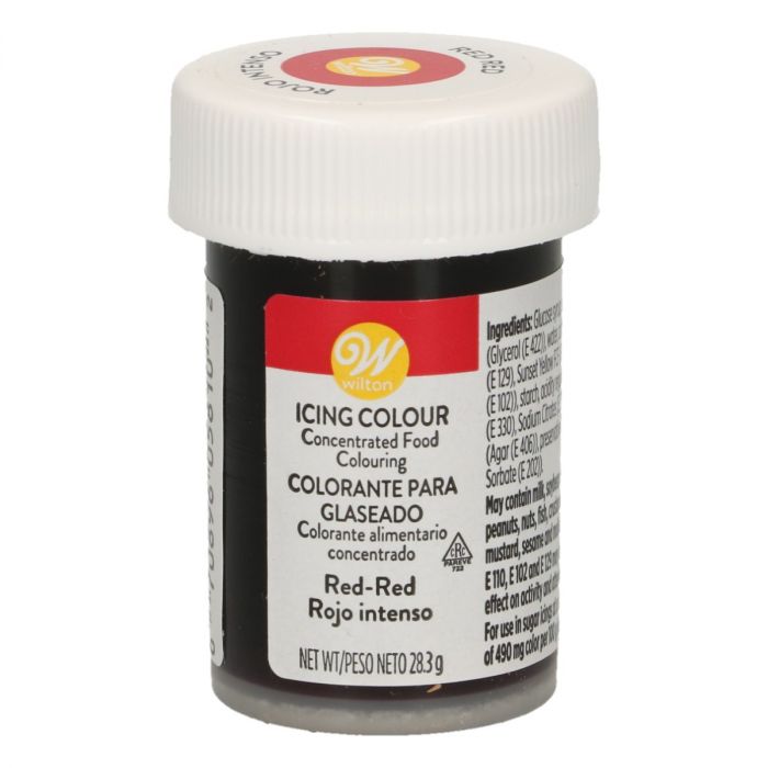 Colorant Alimentar Gel, 28 g, Red-red (rosu), Wilton