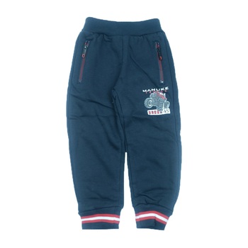 Pantaloni sport pentru baieti Happy House WB-2726, Bleumarin, 128 cm Pantaloni sport pentru baieti Happy House WB-2726, Bleumarin, 128 cm