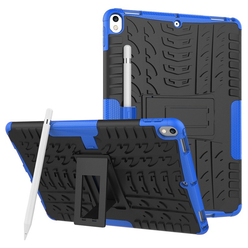 Husa Rugged Hybrid Armor iPad Air 10.5 (2019) Heavy Duty - Albastra