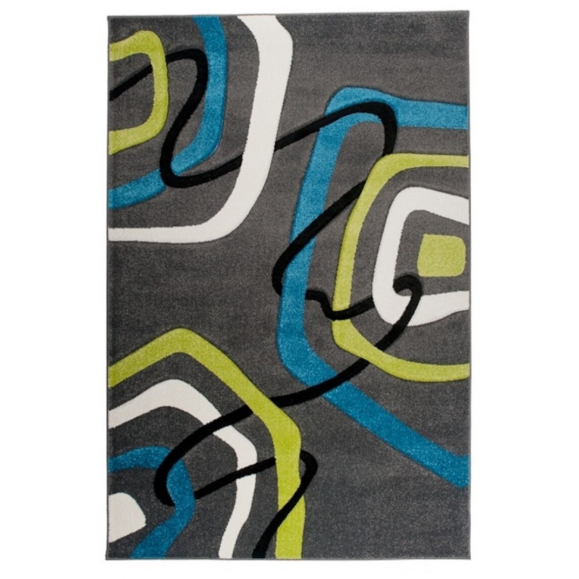 Covor Sumatra Contour Cut Chemex 3465A ANTHRATICE negru 190x270