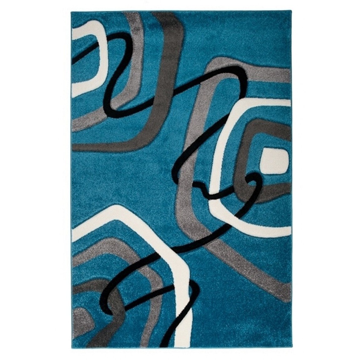 Covor Sumatra Contour Cut Chemex 3465A albastru 60x100
