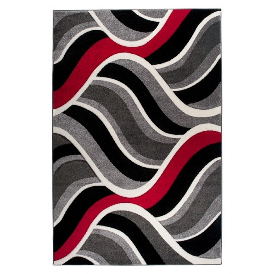 Covor Sumatra Contour Cut Chemex 3481B negru 60x100