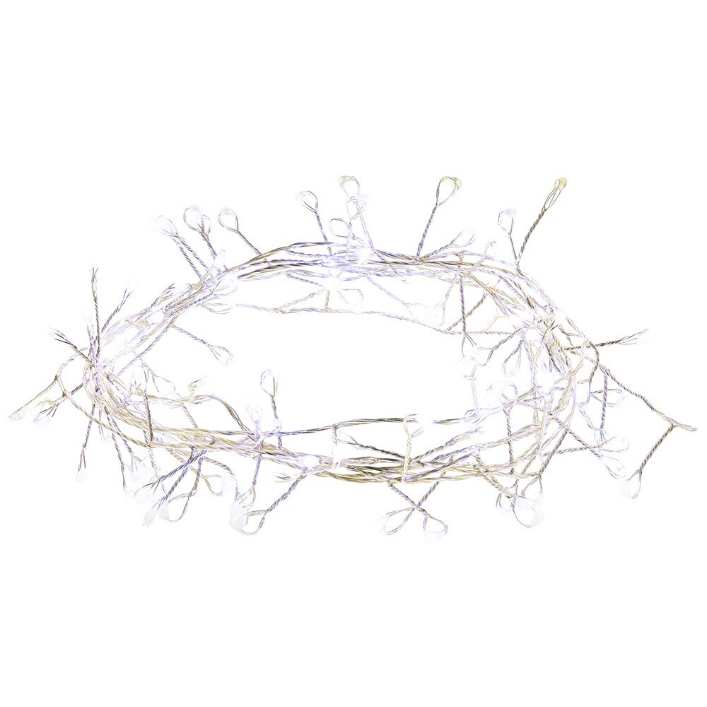 Instalatie de craciun Retlux, Model RXL276, 100 led-uri, 7,4 m, Alb rece