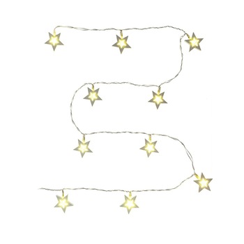 Decoratiuni de Craciun, stele albe, 10 LED-uri, Retlux RXL 239 Decoratiuni de Craciun, stele albe, 10 LED-uri, Retlux RXL 239