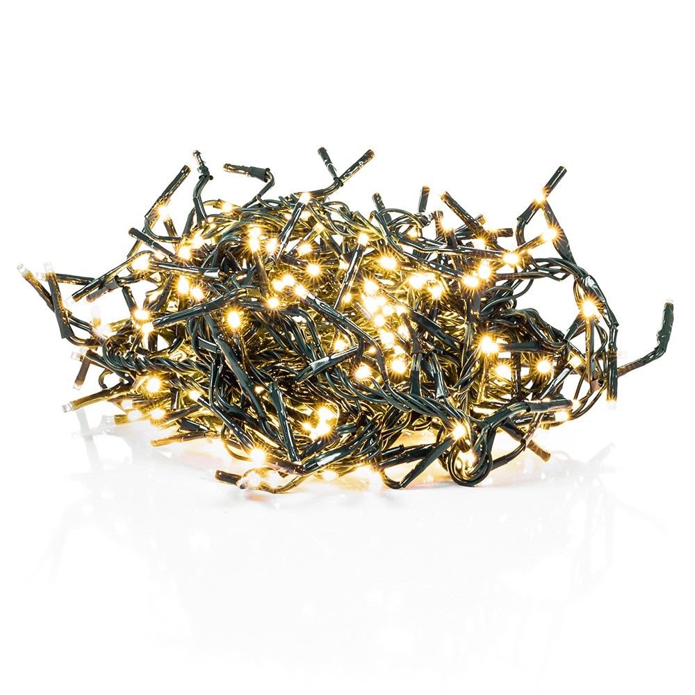 Instalatie de craciun Retlux, Model RXL287, 600 led-uri, Fir luminos, 11+5 m, Alb cald