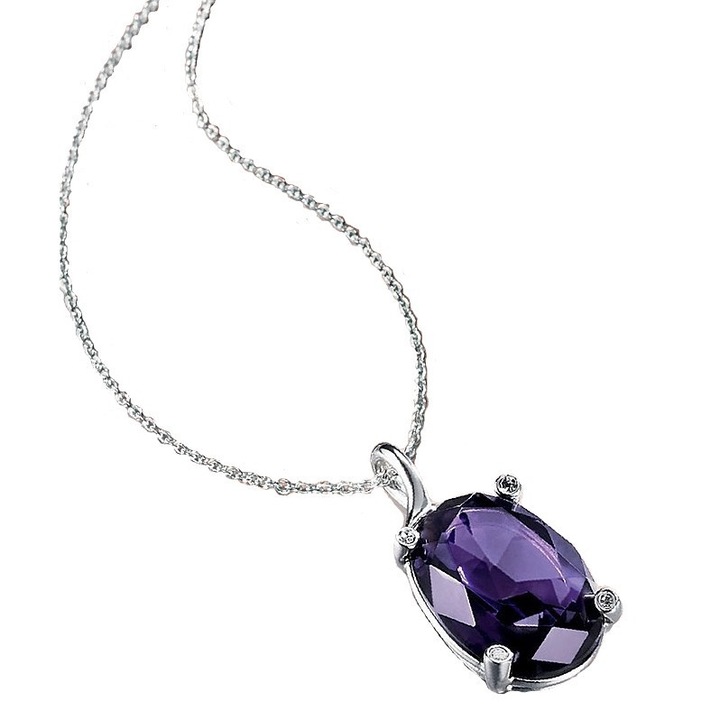 Purple Stone női nyaklánc
