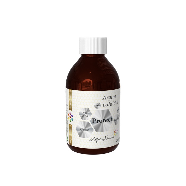 Kolloid ezüstös szájvíz, AquaNano Protect, 15ppm, 200ml