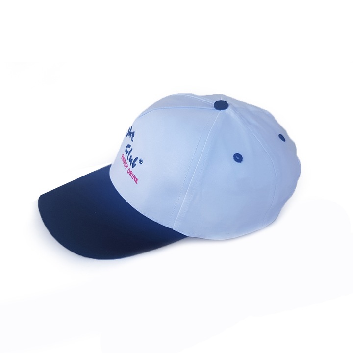 Sapca din bumbac 100%, logo tricotat, unisex, alb cu negru