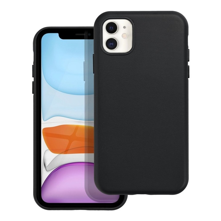 iPhone 11 Telefontok - fekete szilikon tok