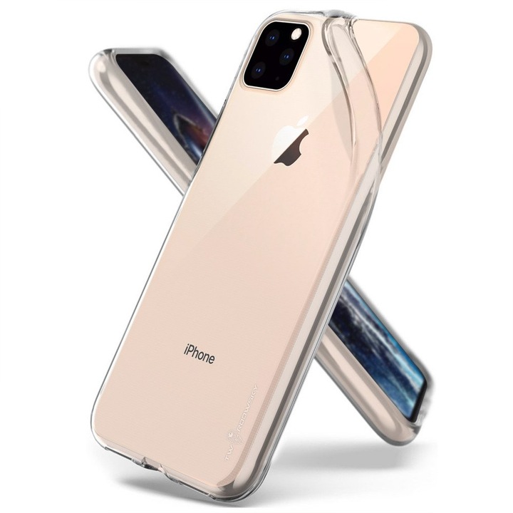 Compatibil cu iPhone 11 - Carcasă transparentă din silicon