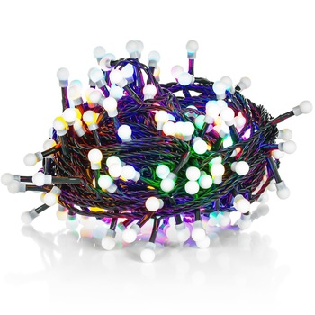 Instalatie luminoasa multicolora, 100 LED 10 + 5m, Retlux RXL 221 Instalatie luminoasa multicolora, 100 LED 10 + 5m, Retlux RXL 221