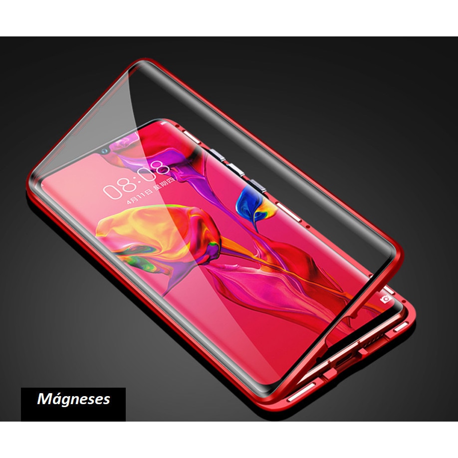 راحة البال النبيل غير مناسب  Huawei P30 lite piros mágneses tok elöl hátul üveggel - eMAG.hu