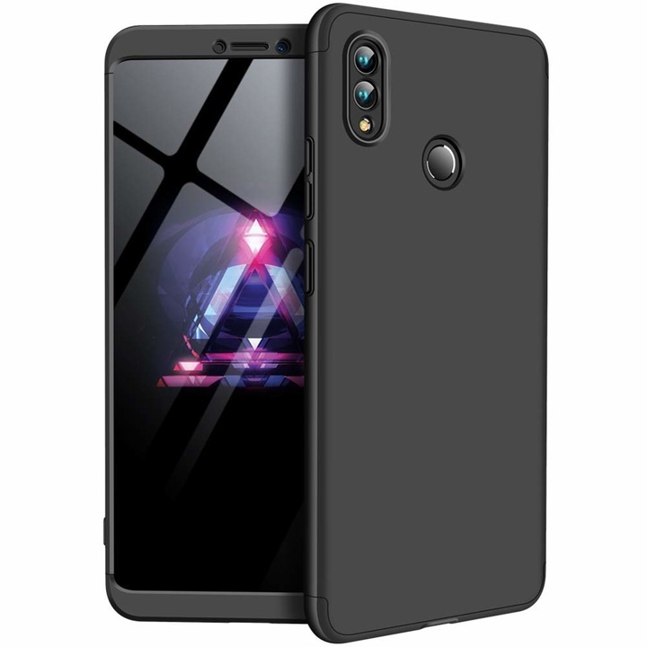Калъф GKK за Huawei Honor Note 10 за 360 градуса защита, черен цвят