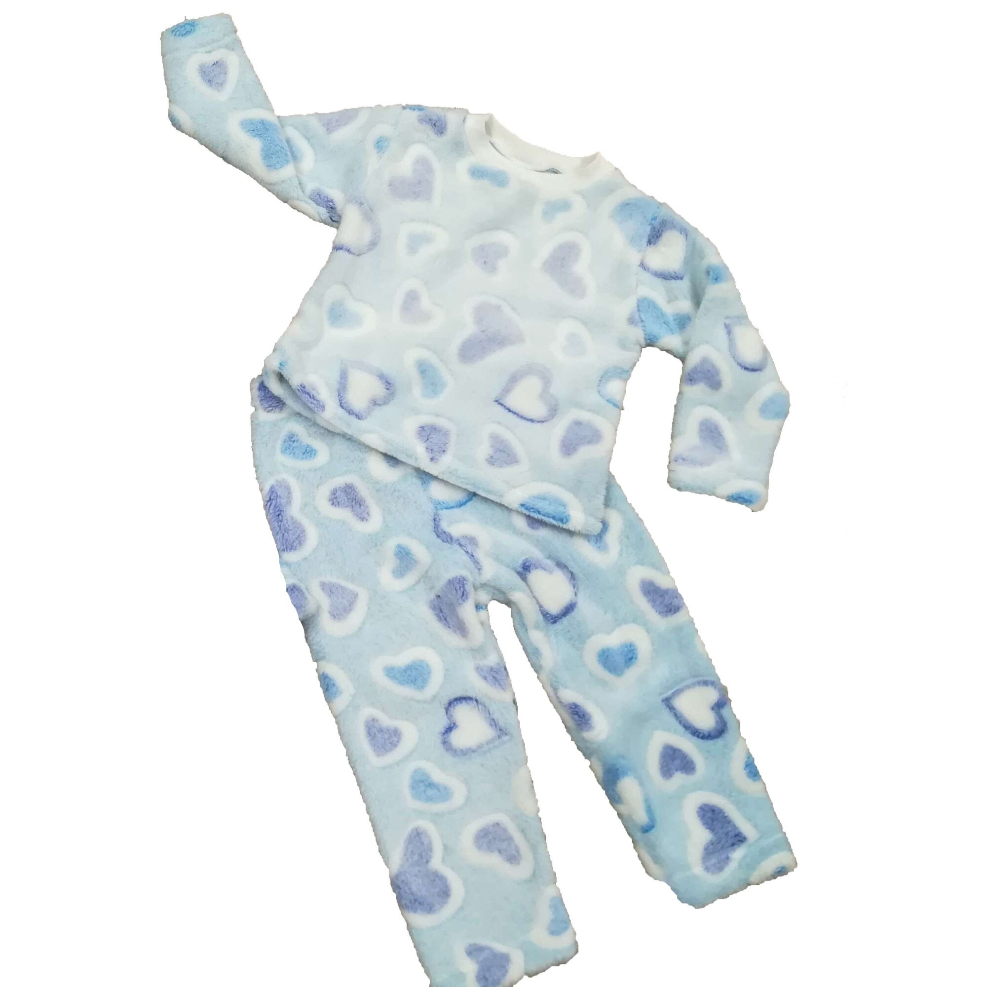 Pijama cocolino inimioare, Odorasul Mamei, albastru