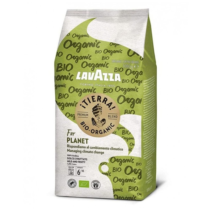 Кафе на зърна Lavazza Tierra Bio Organic UTZ, 1 кг