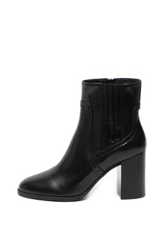 Geox, Ghete de piele cu toc masiv Jacy Geox, Ghete de piele cu toc masiv Jacy