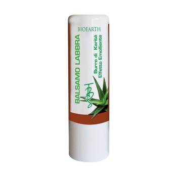 Balsam de buze cu unt de shea Bioearth, 7ml Balsam de buze cu unt de shea Bioearth, 7ml