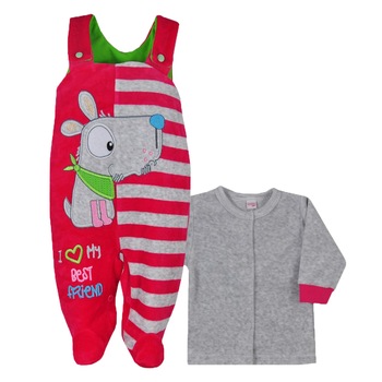 Compleu 2 piese fetite Koala Przyjaciel 05-205, Multicolor Compleu 2 piese fetite Koala Przyjaciel 05-205, Multicolor