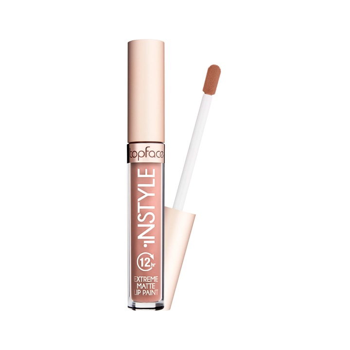 Ruj lichid rezistent la transfer, Topface Instyle Extreme Matte, nuanta 023, 3.5 ml