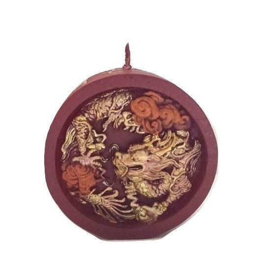 Lumanare rotunda - Dragoni