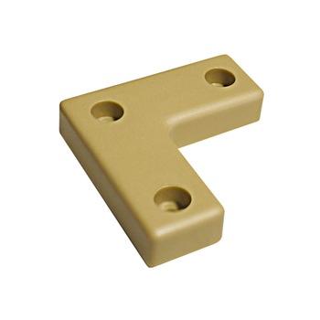 Picior tip -L- pentru sustinere mobilier, nuanta sonoma, plastic, 50x50mm, set 500 buc Picior tip -L- pentru sustinere mobilier, nuanta sonoma, plastic, 50x50mm, set 500 buc